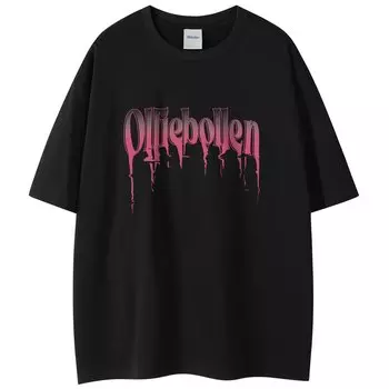 Olliebollen Футболка Oliebollen унисекс, Черная роза