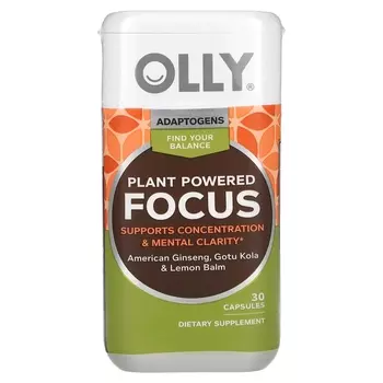 OLLY Plant Powered Focus 30 капсул