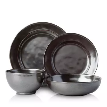 Оловянная керамическая посуда Juliska, 4 шт, серебряный