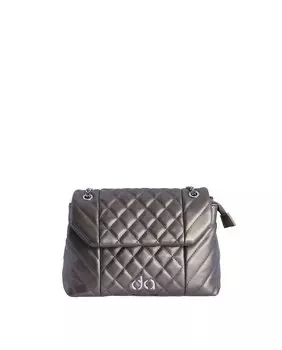 Оловянная сумка через плечо Elina на молнии Don Algodn, серебро