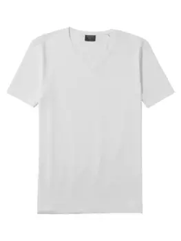 OLYMP Футболка "Casual", из смесового льна, белый