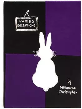 Olympia Le-Tan клатч-книга 'Varied Deceptions' с вышивкой, черный
