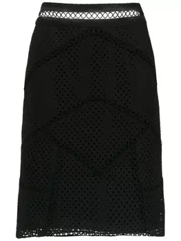 Olympiah Fellari panelled skirt, черный