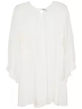 Olympiah многослойное платье с длинными рукавами, белый