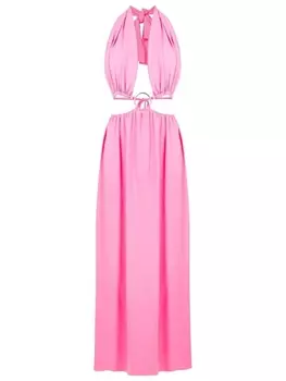 Olympiah платье макси с вырезами, розовый