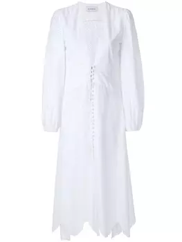 Olympiah платье Nielle с глубоким декольте, белый