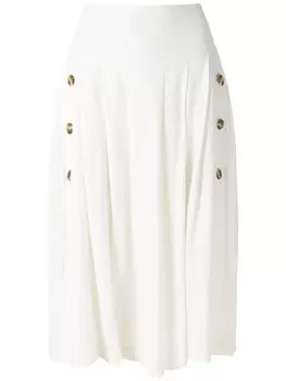 Olympiah юбка миди Zuzu, белый