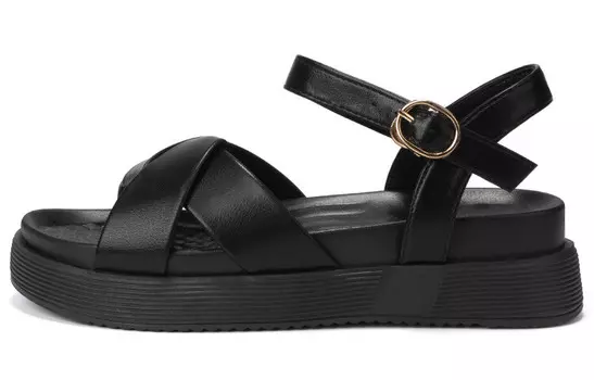 Omansha ОМС Босоножки женские, Черный