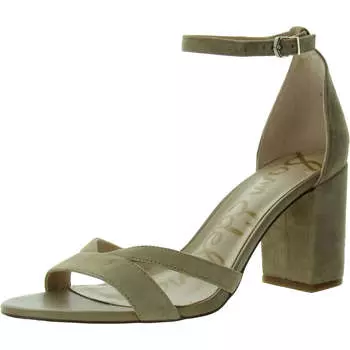 Omar женские замшевые туфли с регулируемым блочным каблуком Sam Edelman, цвет oatmeal suede