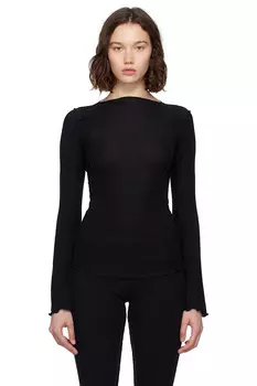 Омато футболка с длинным рукавом Baserange, черный