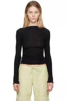 Омато футболка с длинным рукавом Baserange, черный