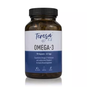 Омега-3 рыбий жир EPA DHA 2000 мг 90 капсул с витамином E Teresa Ks