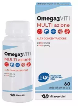 Omega 3 Viti Multi Action 60 Pearls Кардио и кровообращение Добавка EPA и DHA Marco Viti