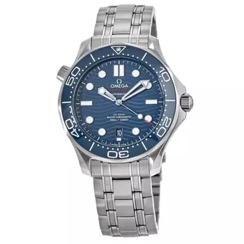 Omega Seamaster Diver 300M Синий циферблат Стальной браслет Мужские часы 210.30.42.20.03.001