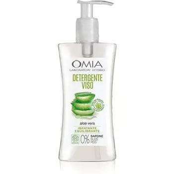 Omia Увлажняющее очищающее средство для лица с алоэ вера 200 мл, Omia Laboratoires