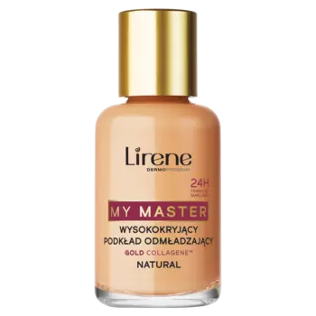 Омолаживающая тональная основа для лица с высокой степенью покрытия Lirene My Master, 30 мл