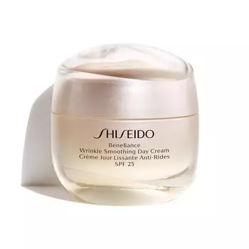 Омолаживающий дневной крем для лица benefiance wrinkle smoothing day cream spf 25 Shiseido, 50 мл
