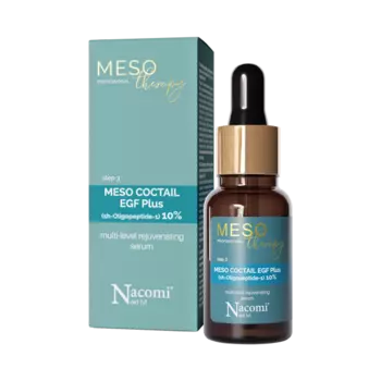 Омолаживающий коктейль с фактором роста/тканевым стимулятором egf plus (sh-олигопептид-1) 10%, 15 мл Nacomi Next level meso therapy