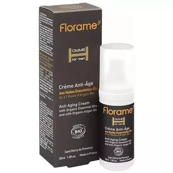 Омолаживающий крем Homme Bio 30 мл - средство ухода на растительной основе Florame