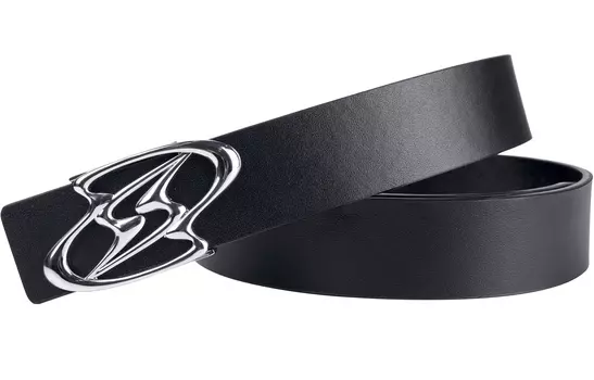 OMTO Ремень с металлической эмблемой и пряжкой на молнии, унисекс, черный, для девушек, Y2K Trending Ins Advanced Heightening Street Logo