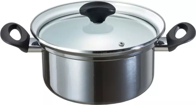 ON-20R Двуручная кастрюля, индукционная, эмаль, 7,9 дюйма (20 см), черный оникс Takagi Metal, Black