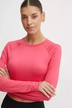 ON беговое треккинговое движение с длинными рукавами On Running, розовый