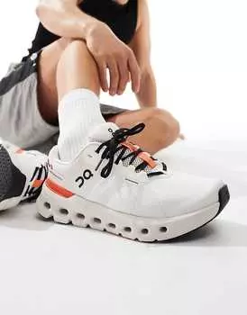 ON – Cloudrunner 2 – Бело-бежевые спортивные кроссовки