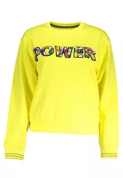 Он хлопковый свитер Desigual, желтый