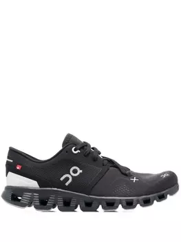 On Running Cloud X3 lace-up sneakers, черный