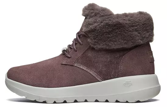 ON THE GO Кроссовки женские с высоким берцем серые/коричневые Skechers