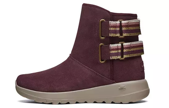 ON THE GO Зимние ботинки женские бордовые Skechers