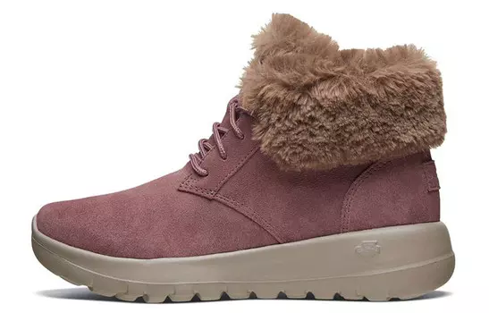 ON THE GO Зимние ботинки женские Пудровый/кофейный Skechers