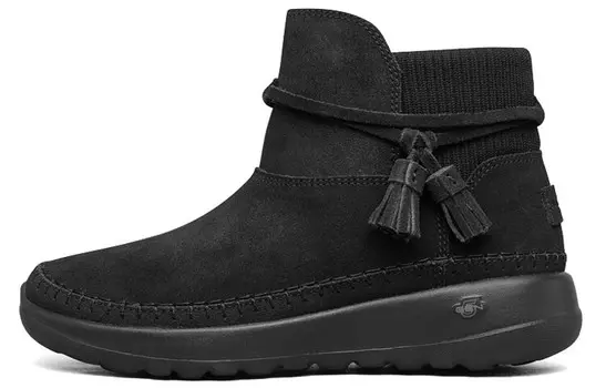 ON THE GO Зимние ботинки женские среднего размера черного цвета Skechers
