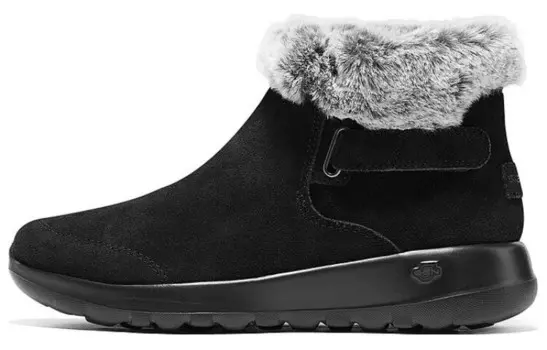 ON THE GO Зимние ботинки женские среднего размера, черные/серые Skechers