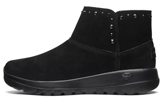 ON THE GO Зимние ботинки женские среднего размера черного цвета Skechers