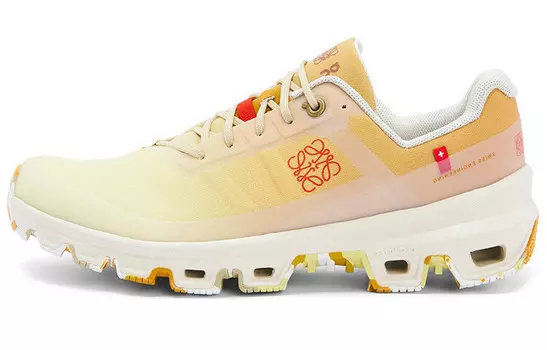 On X LOEWE Lifestyle Shoes Men Low-top Yellow