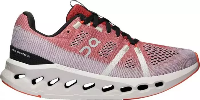 Кроссовки On Cloudsurfer Running Women's, серый/красный