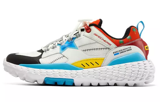 One Piece X Skechers Monster Lifestyle Shoes Men Low-top White/Multicolor