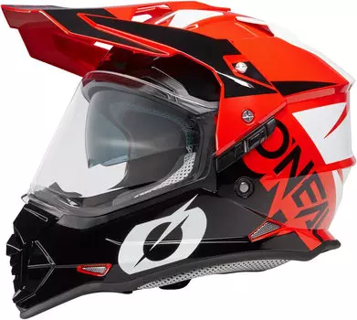Oneal Sierra R Шлем для мотокросса, черный/красный/белый