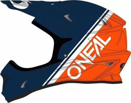 Oneal Sonus Split Шлем под гору, синий/оранжевый