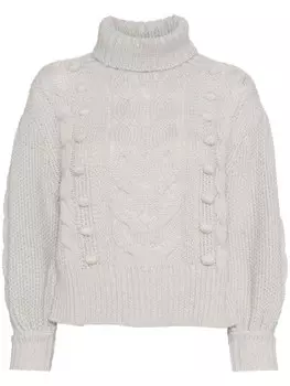 Onefifteen джемпер фактурной вязки, серый