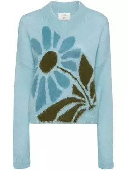 Onefifteen джемпер с узором из коллаборации с Suii, синий