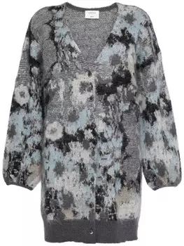 Onefifteen кардиган вязки интарсия, серый