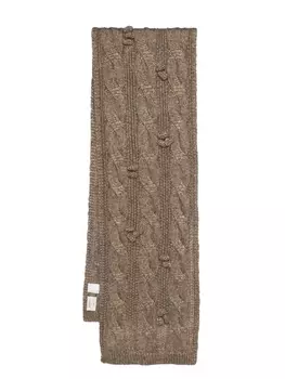 Onefifteen шарф фактурной вязки, золотой