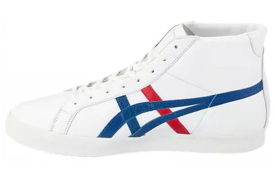 Onitsuka Tiger Fabre Lifestyle Shoes Unisex Mid-top White/Blue/Red