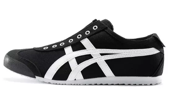 Кроссовки Onitsuka Tiger Mexico 66 Slip On Black White