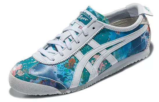 Onitsuka Tiger MEXICO 66 Lifestyle Shoes Women's Low-top Blue/white/green/pink