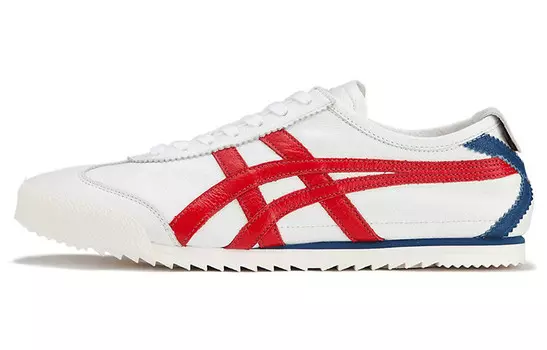 Onitsuka Tiger MEXICO 66 Lifestyle Shoes Women's Low-top White/Red/Blue