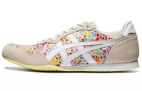 Onitsuka Tiger Serrano Lifestyle Shoes Women's Low-top Beige/white/red/yellow