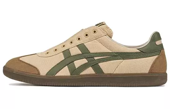 Кроссовки Onitsuka Tiger Tokuten Lifestyle Unisex, светло-коричневый/зеленый